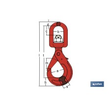 Gancho Giratorio de Alta Seguridad G-80