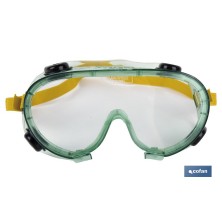 Gafas de Protección Antivaho | Confortables y Ligeras | Ajuste con Goma