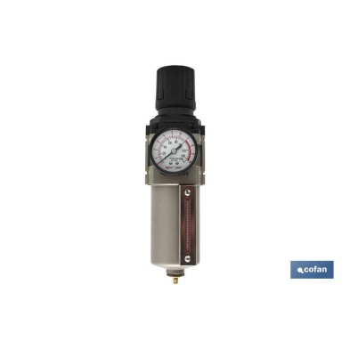 Filtro regulador de presión con rosca de 3/8 | Filtro Regulador de aire comprimido de compresor