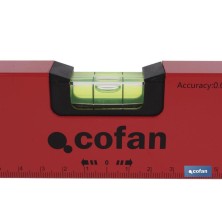 Nivel de aluminio | Medidas desde 300 hasta 1500 mm | Nivel de 3 burbujas para facilitar la nivelación