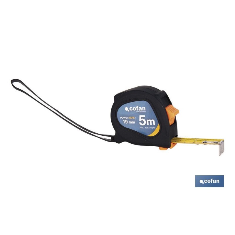 Flexómetro antideslizante