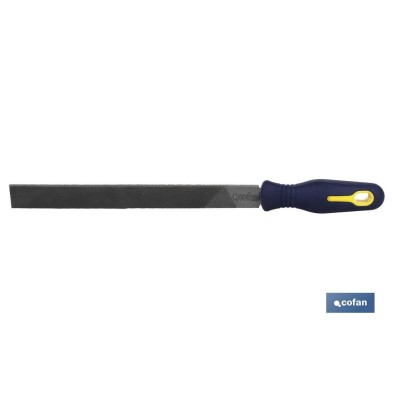 Lima plana paralela | Mango intercambiable | Varias medidas y pesos | Mango ergonómico