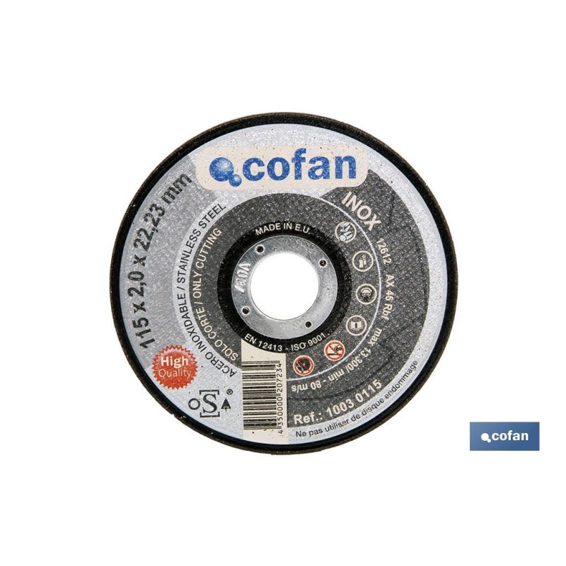 Gama acero inoxidable línea gris