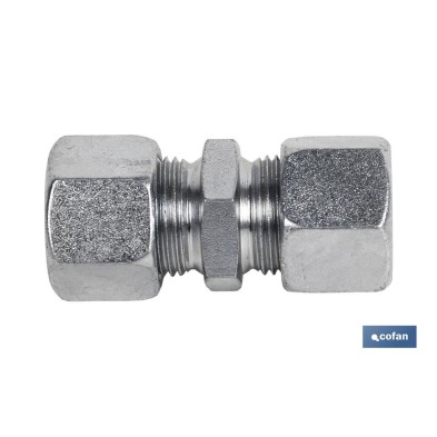 Racor Metálico Recto