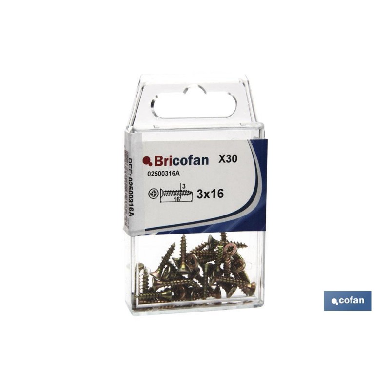 Tornillos Aglomerado DIN 7505A