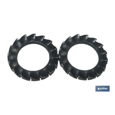 Arandelas Elásticas en Abanico Dentado Exterior