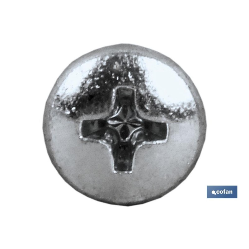 Tornillo Autotaladrante Cabeza Cilíndrica Phillips Zincado