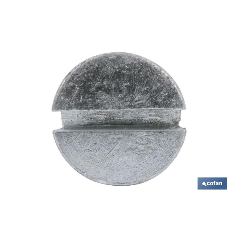 Tornillos Cabeza Avellanada Ranurada Zincado