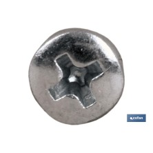 Tornillo Roscachapa Cabeza Cilíndrica Abombada Phillips Zincado