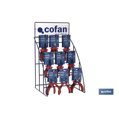 Expositor alicates de 1000 Voltios | Contenido de 39 Unidades | Fabricados en acero templado de alta calidad