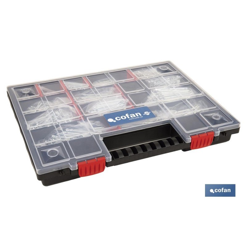 Maletín Surtido Pasadores de Aleta DIN-94 (Contenido 1250 Pasadores)