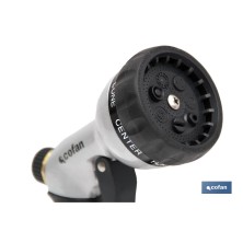 Pistola de Riego en Metal  | 7 Posiciones de Pulverización | Para regar Plantas o Césped