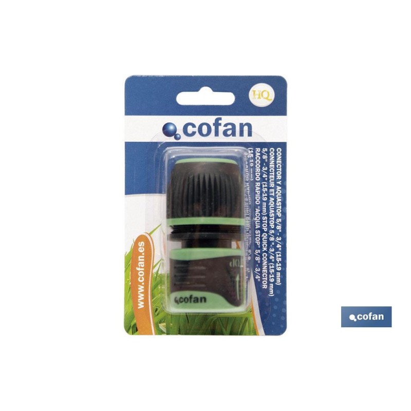 Conector de mangueras de riego | Diferentes Medidas | Fabricado en ABS