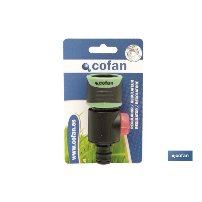 Regulador de presión confort | Para manguera de jardín | Ideal para jardinería y agricultura | Riego preciso y optimizado