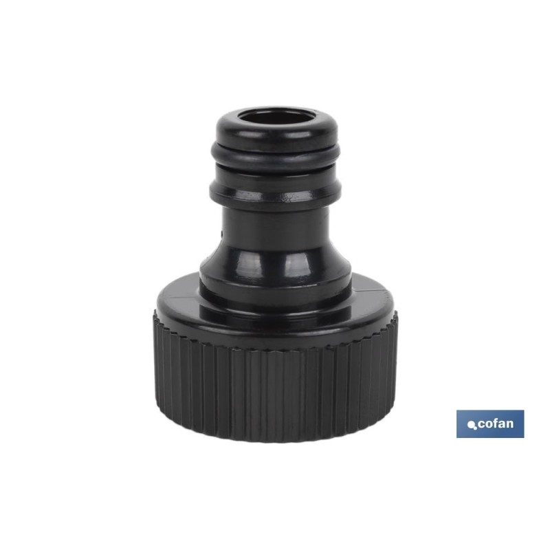 Adaptador de rosca | Hembra de polipropileno  | Para manguera de jardín | Diferentes Medidas