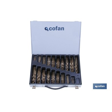 Maletín surtido de brocas HSS - CO