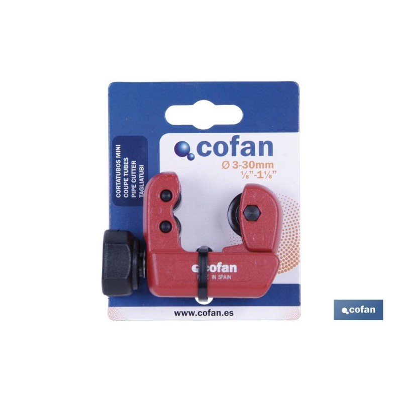 Cortatubos mini Zamak | Dos medidas de diámetro | Sistema ICS (Instant Change System)