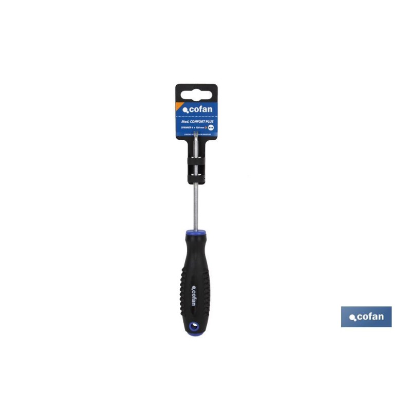 Destornillador Spanner doble punta | Modelo Comfort plus | Medida de huella desde 4 hasta 10