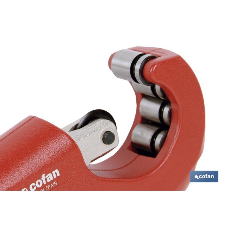 Cortatubos con 4 rodillos | Dos medidas de diámetro | Sistema ICS (Instant Change System)