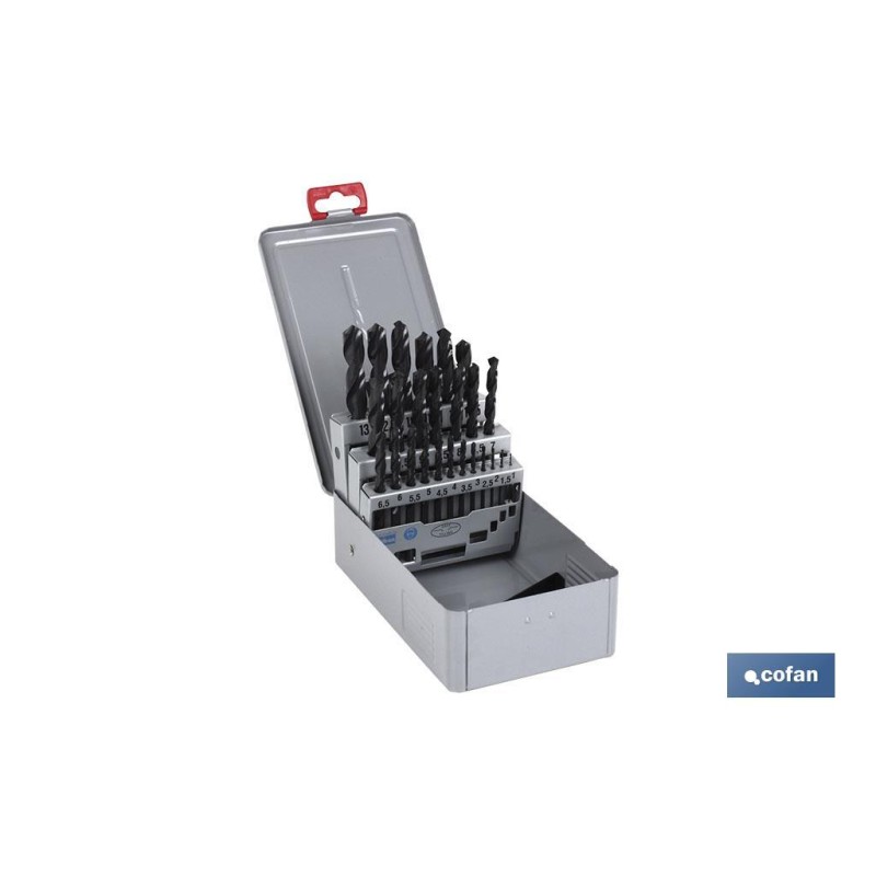 Maletín surtido de brocas de 1 - 13mm