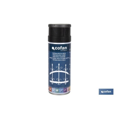 Pintura en Spray | Efecto forja | Color Negro o Gris | Envase de 400 ml