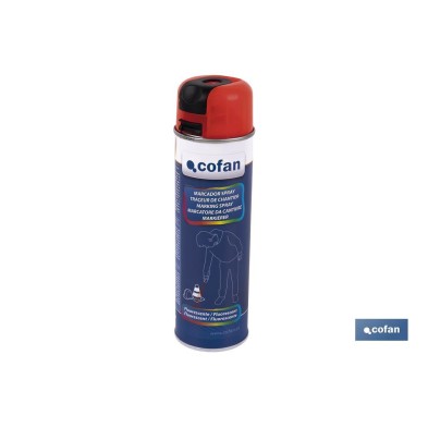 Spray Marcador Fluorescente de Obra | Varios Colores | Envase 500 ml