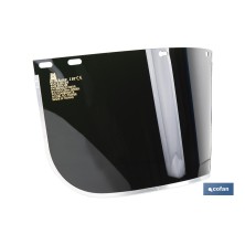 Recambio de Pantalla de Protección | Lente Oscura | Medidas de la pantalla de 400 mm | Protección antivaho