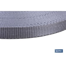 Rollo cinta persiana 17mm x 50m gris