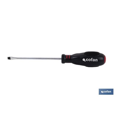 Destornillador Plano | Con placa trasera de golpeo | Con huella desde EL-3 hasta SL-8 mm