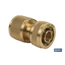 Conector para mangueras de riego | Diferentes Medidas | Fabricado en Latón