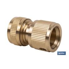 Conector para mangueras de riego | Diferentes Medidas | Fabricado en Latón