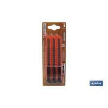 Pack de 3 cúter | Fabricado en ABS | Medida de la hoja de 9 mm