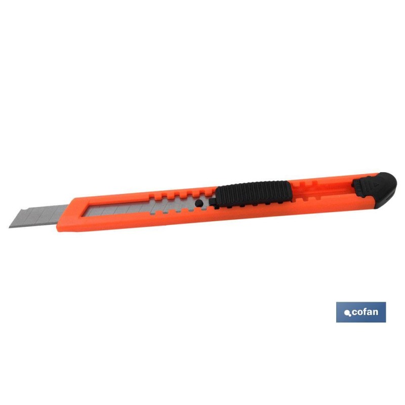 Pack de 3 cúter | Fabricado en ABS | Medida de la hoja de 9 mm