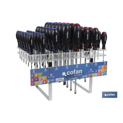 Expositor en metacrilato | Con 48 destornilladores