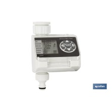 Temporizador de riego digital | Ajuste electrónico | Apto para jardín | 4 funciones