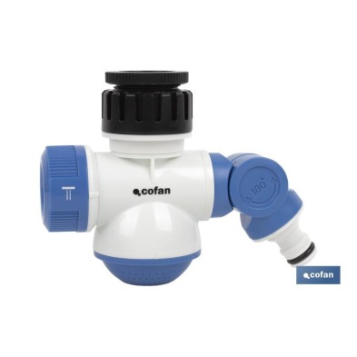 Adaptador de Grifo | Con 3 Funciones de riego | Adaptador para grifo de Manguera