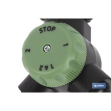 Colector de riego | Con 2 salidas para mangueras de jardín | Con adaptador de grifo | Cabeza de 3/4 - 1