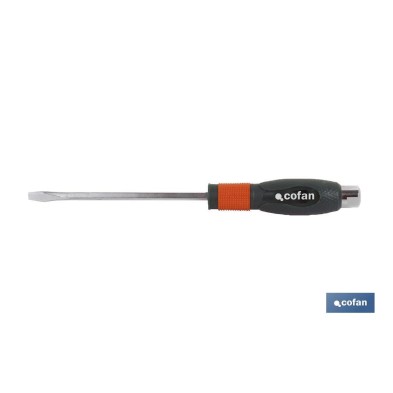 Destornillador plano | De impacto o golpeo | Con huella plana de SL-4 hasta EL-9,5 mm