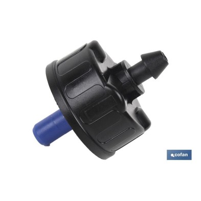 Gotero auto compensante con caudal de 4,1 Litros / Hora | Adaptable a todo tipo de cultivos, plantas y arboles