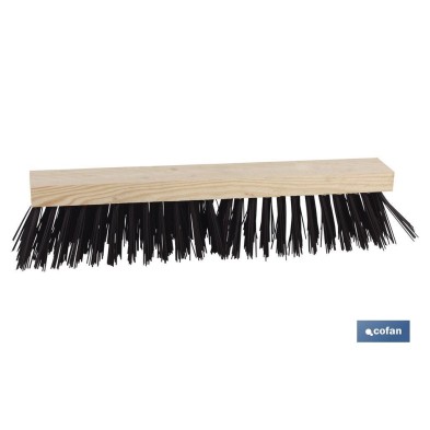 Cepillo barrendero extra | Ancho de 52 cm | Barrendero con fibras de pvc