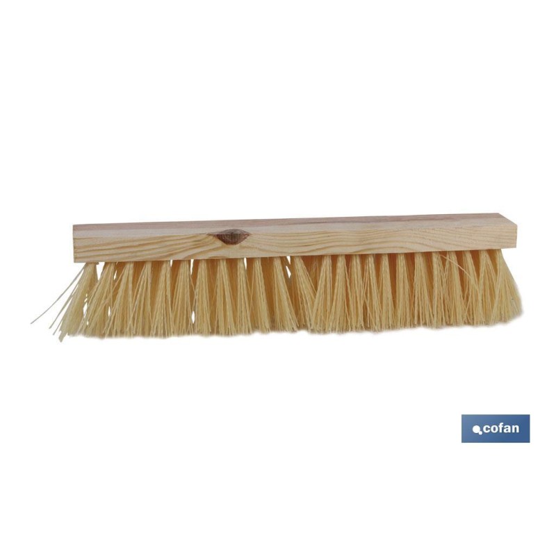 Cepillo barrendero imitación mijo | Ancho de 50 cm | Con fibra de polipropileno