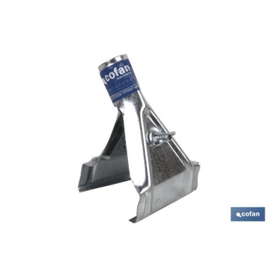 Garra metálica para cepillo de barrendero | Ideal para cepillos con soporte de madera | Grapa o acople de metal para barrenderos