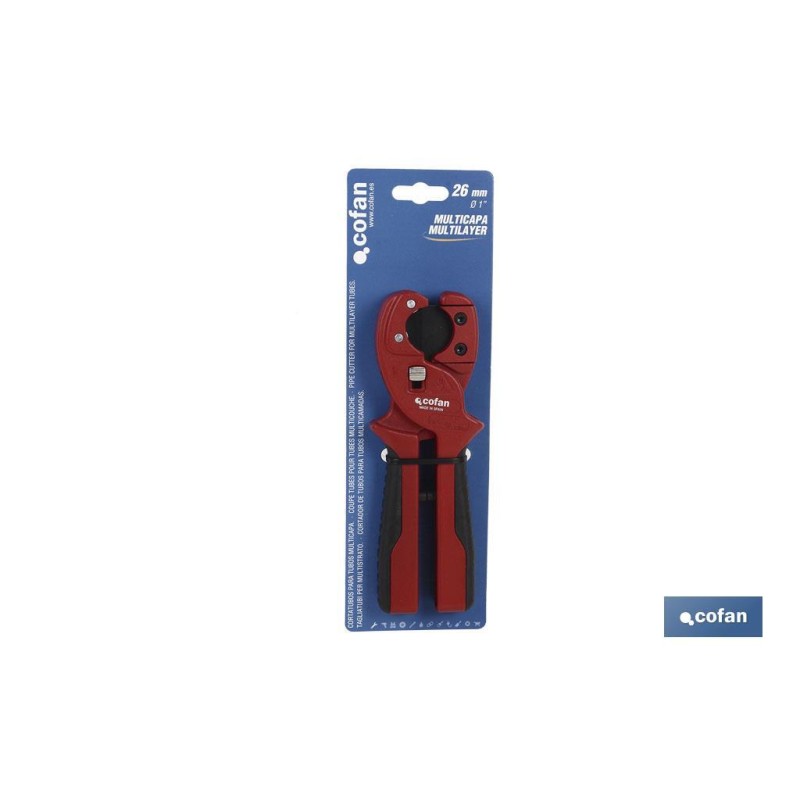 Tijera cortatubos multicapa | Diámetro: 26 mm (1) | Sistema ICS (Instant Change System)