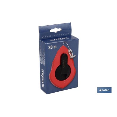 Plomada trazadora | Fabricada en polipropileno | Medidas: 30 m | Color rojo