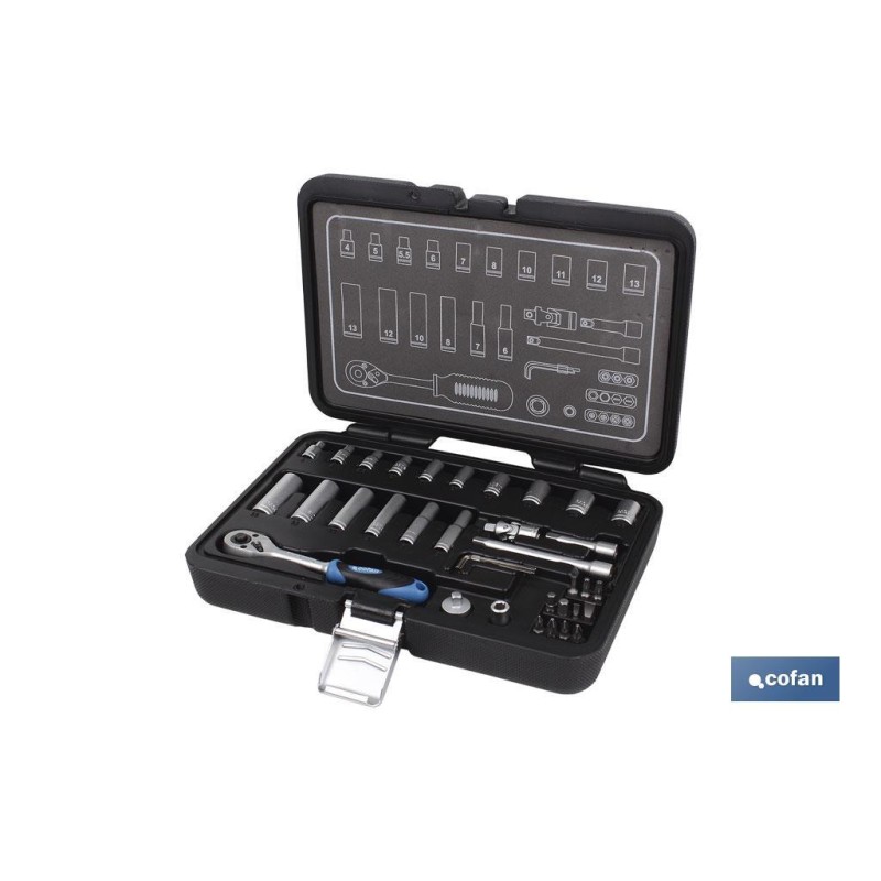 Maletín 36 pcs Profesional Vasos 1/4