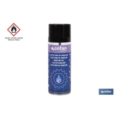 Aceite fino de vaselina incoloro 400 ml | Lubricante sin materiales pesados | Inhibe la corrosión y alarga la vida útil