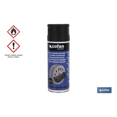 Pintura negra mate especial protectora 400 ml | Removible Vinílica | Pintura aplicación fácil