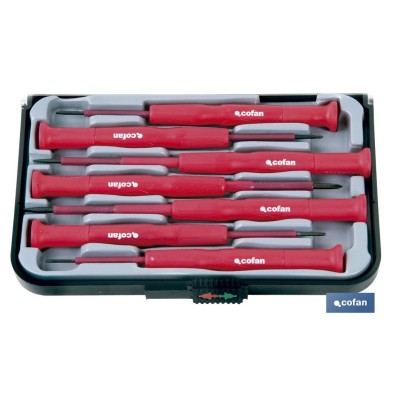 Set de Destornilladores de Alta Precisión Aislados | 7 piezas | Modelos Plano y Phillips