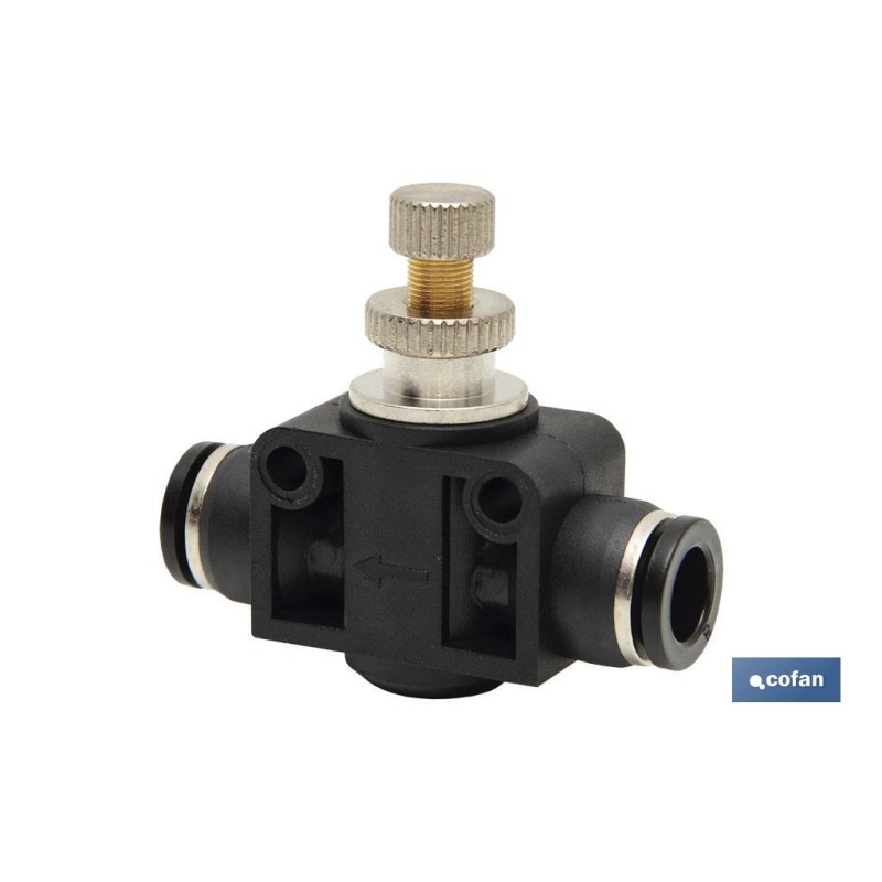 Regulador de Caudal en linea Tubo-Tubo