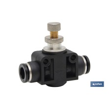 Regulador de Caudal en linea Tubo-Tubo